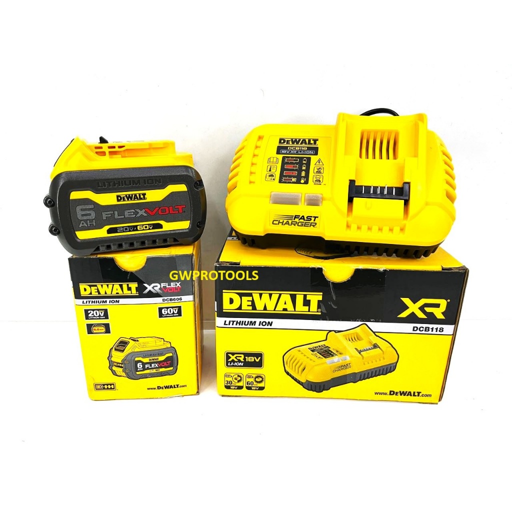 60V MAX Battery Charger 8A Rapid Charger DCB118, Compatible With Dewalt 20V Max Fast 20V 60V MAX Charger