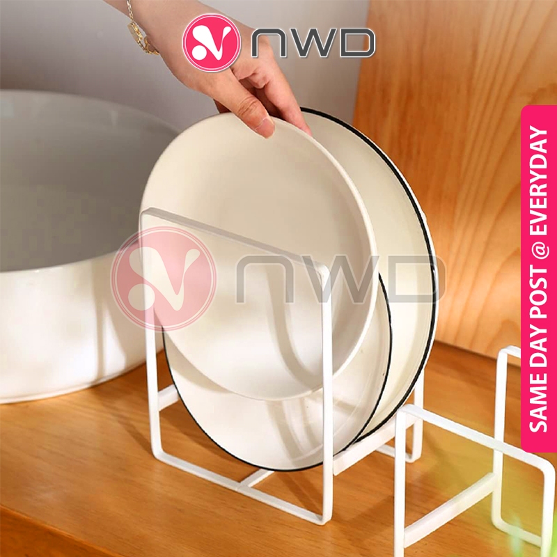 WATERPROOF 》Dish Rack Drying Drainer Plate Bowl Holder Kitchenware ...