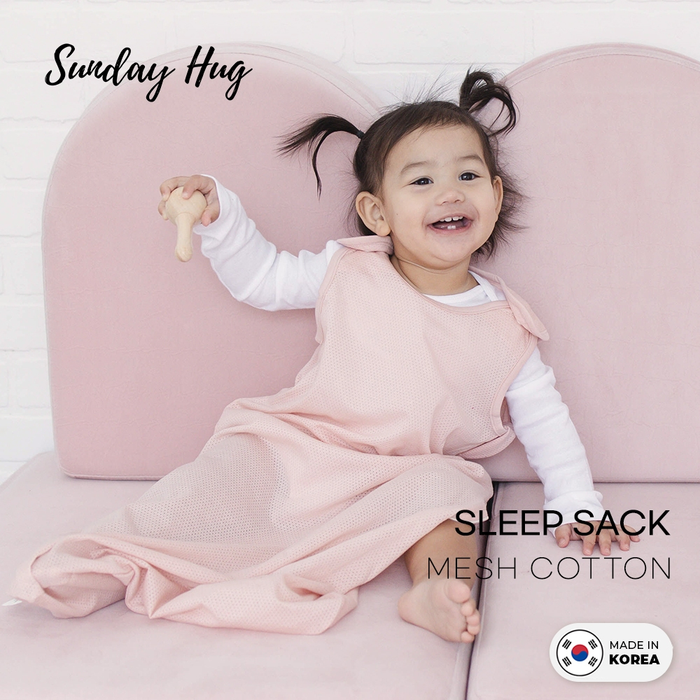 [SUNDAY HUG] BABY SLEEP SACK MESH COTTON - Sleeping Bag, Breathable ...