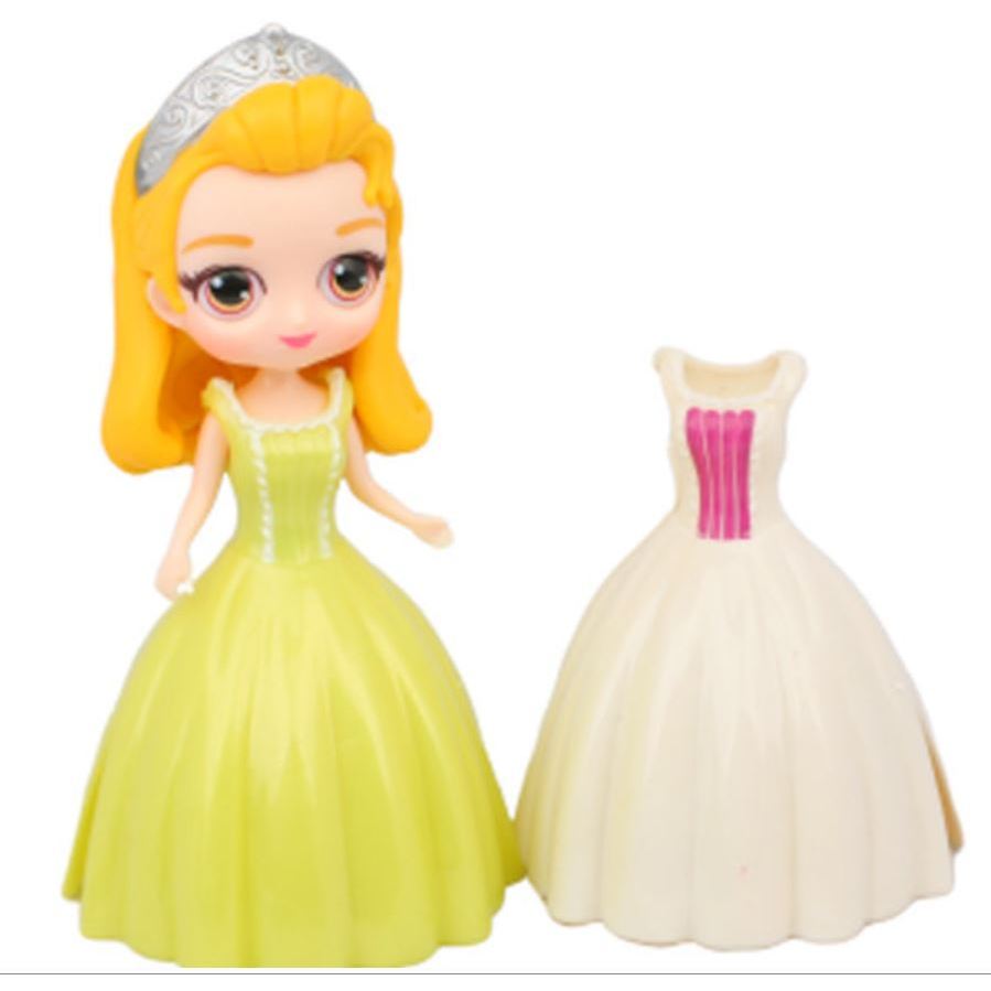 strapless open back dress Disney Mini Figure Doll - Set of 5 main image 0