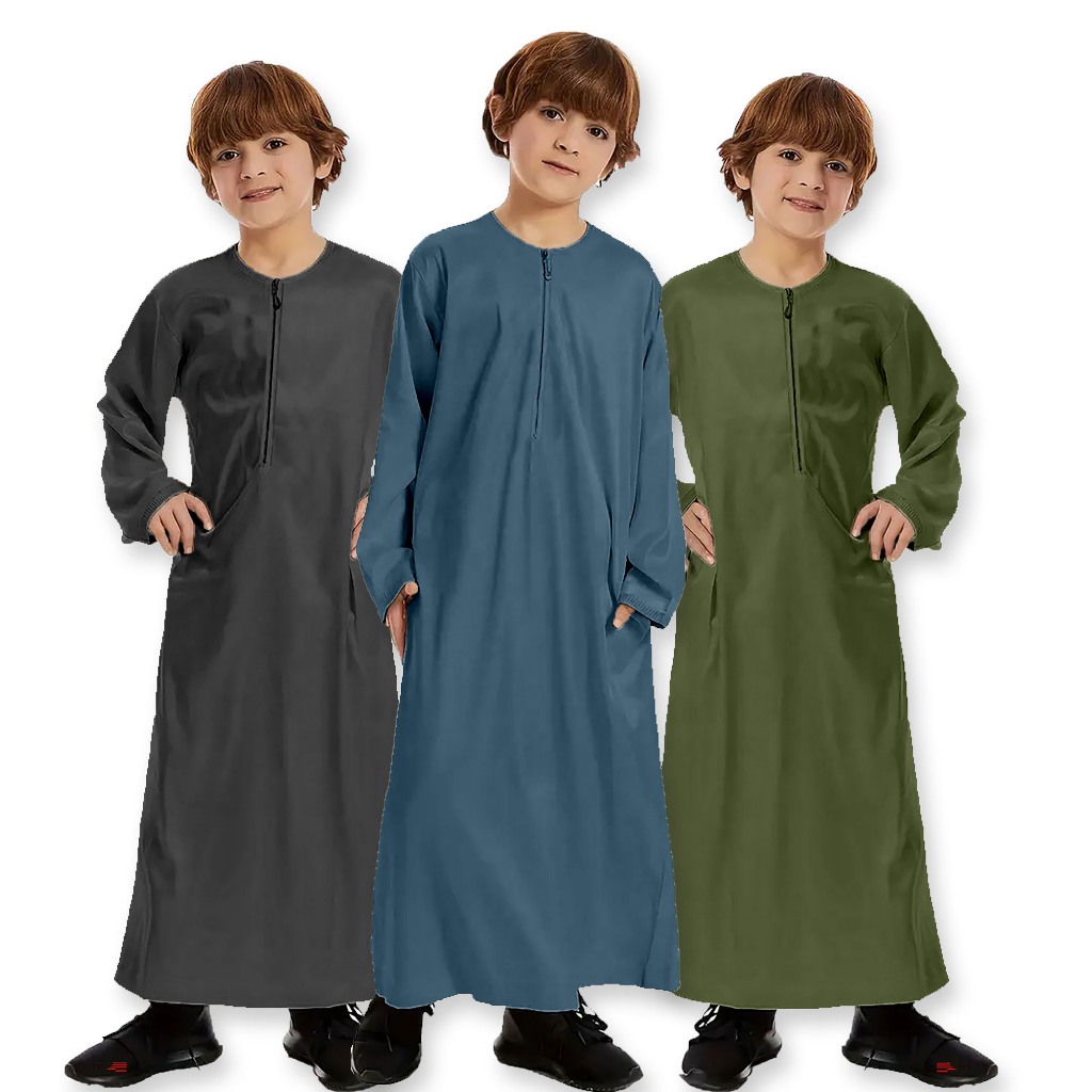 Viral Boys' Robes, Raya Robes 2026 Premium Children's Robes, Round Neck ...