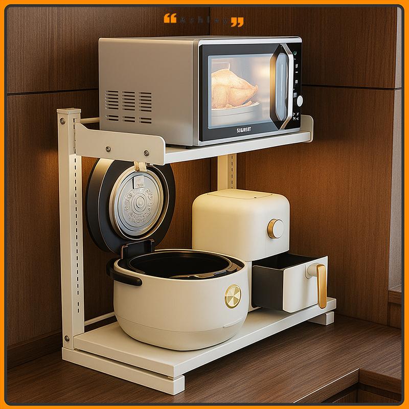 Kitchen Rack Microwave Rack Spice Rack Oven Rack Rak Dapur Pull Out ...