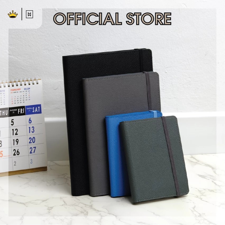 Masterprint 2026 PU Leather Diary Monthly Weekly Planner Thread Sewn ...