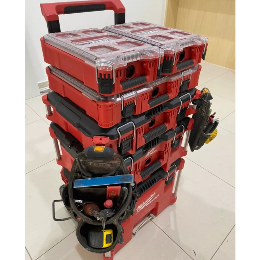 tough build Bag Mount to Milwaukee Packout Rail Milwaukee Packout Tool ...