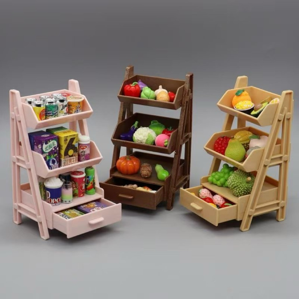 Mini Miniature Bread Dessert Dessert display rack Children's Playhouse ...