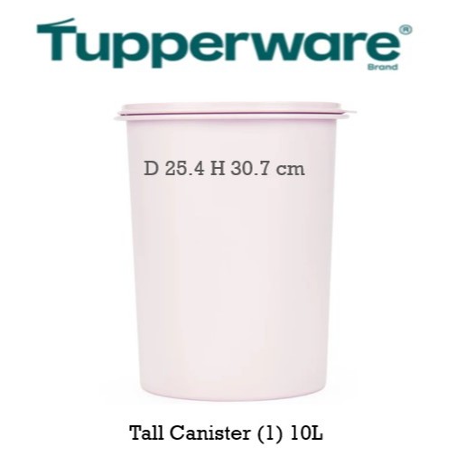 Tupperware Tall Canister 10L Tupperware Container Airtight Container ...
