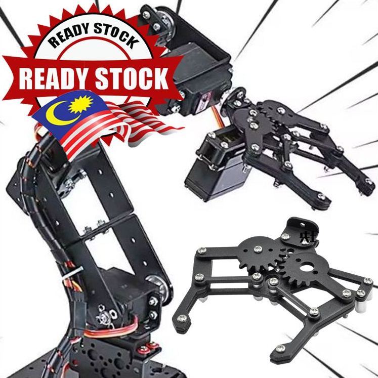 Mechanical Claw Gripper Robotic DIY Servo Robot Arm Arduino Raspberry ...