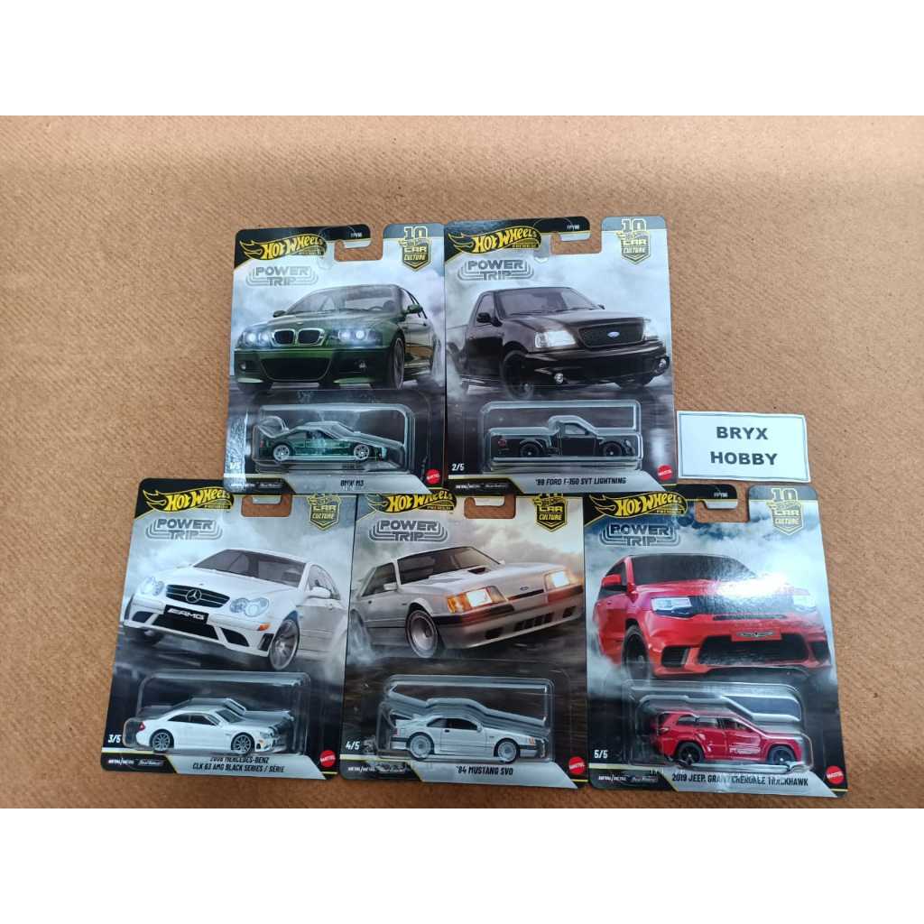 Hot Wheels 2026 Car Culture Power Trip Case R FPY86-961R (1:64) Set Of ...
