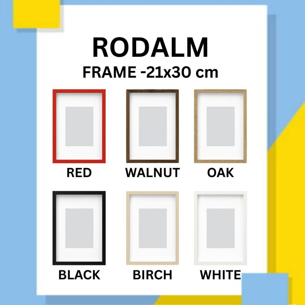 IKEA RÖDALM / RODALM Frame ( 21x30 cm ) | Shopee Singapore