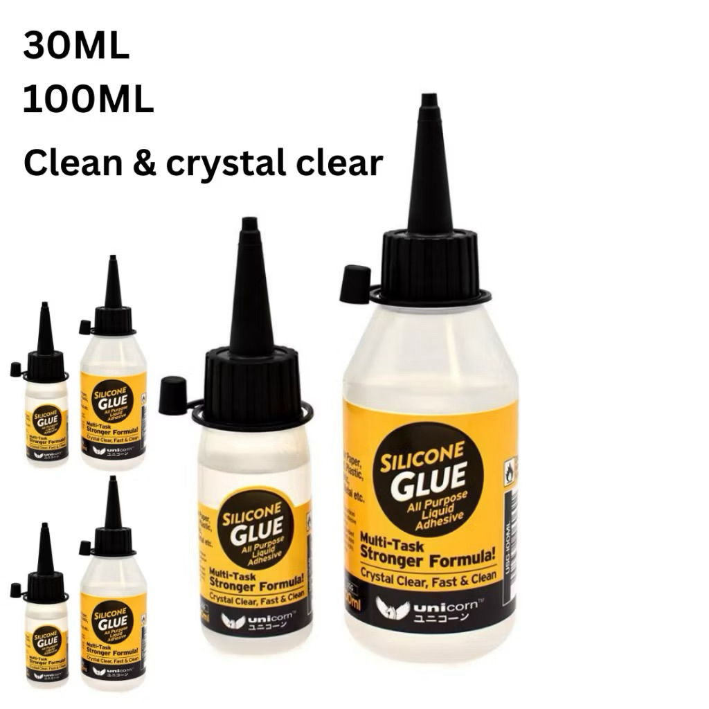 Unicorn Ultra Fix Silicone X-Glue 30ml/100ml All Purpose Liquid ...