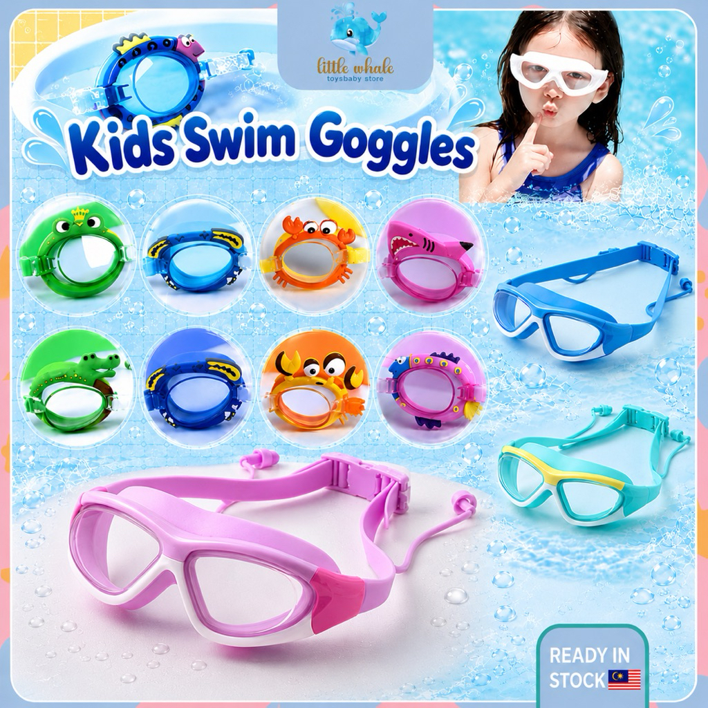 Children's Swimming Goggles Colorful Attractive Design Kids Swimming ...