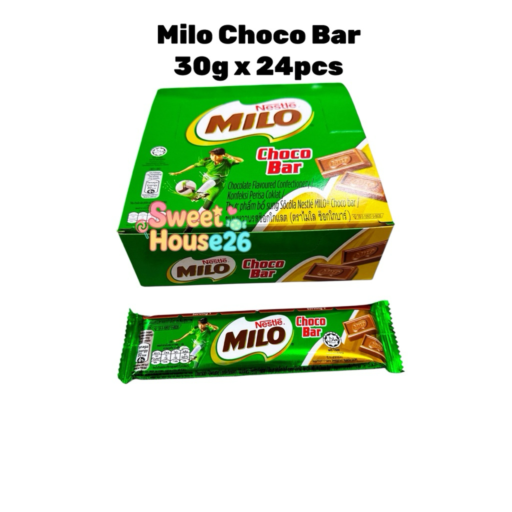 Milo Choco Bar 30g x 24pcs(Halal) | Shopee Singapore