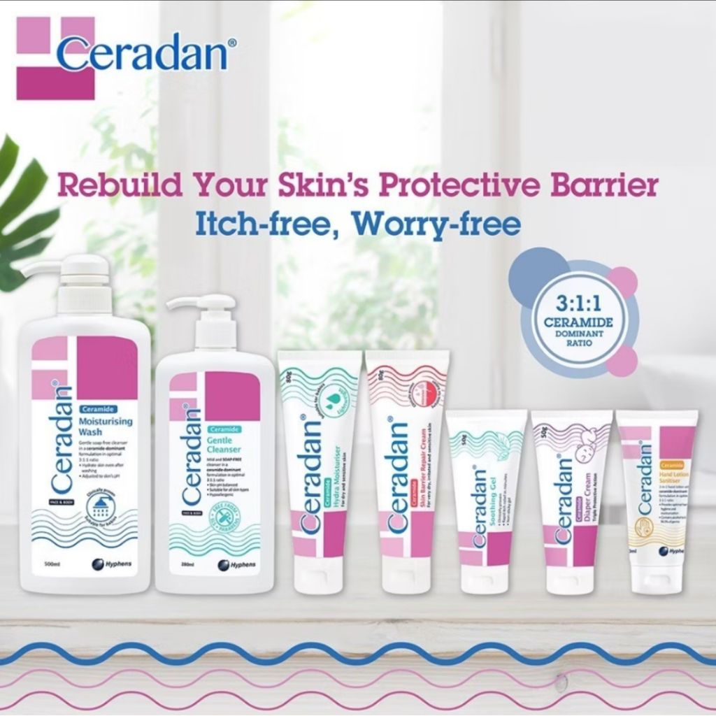 CERADAN SKIN BARRIER REPAIR CREAM / HYDRA MOISTURISER / DIAPER CREAM ...
