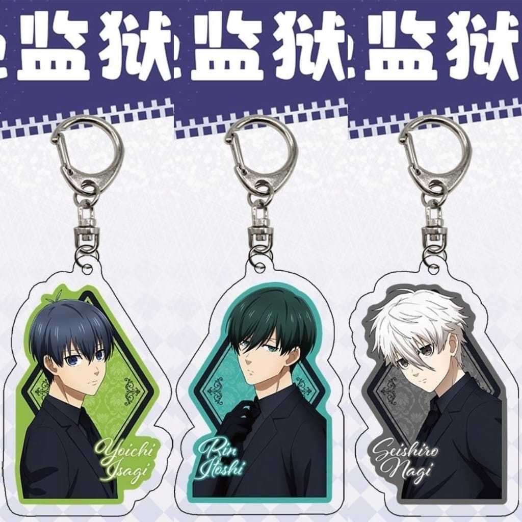 Blue Lock Isagi Nagi Rin Anime Suit Design Acrylic Keychain Collection ...