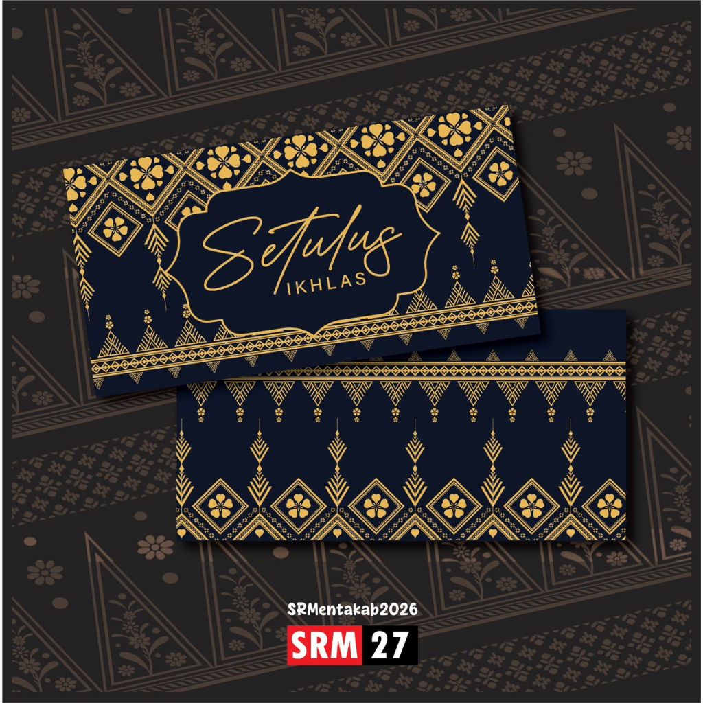 SAMPUL DUIT RAYA 2026 SAMPUL RAYA SONGKET BATIK 10/50 PCS SALAM ...