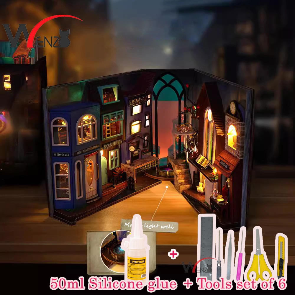 Zhong Hua Mei Shi TC27 with Dust Cover/Light 3D Wooden Puzzle Book