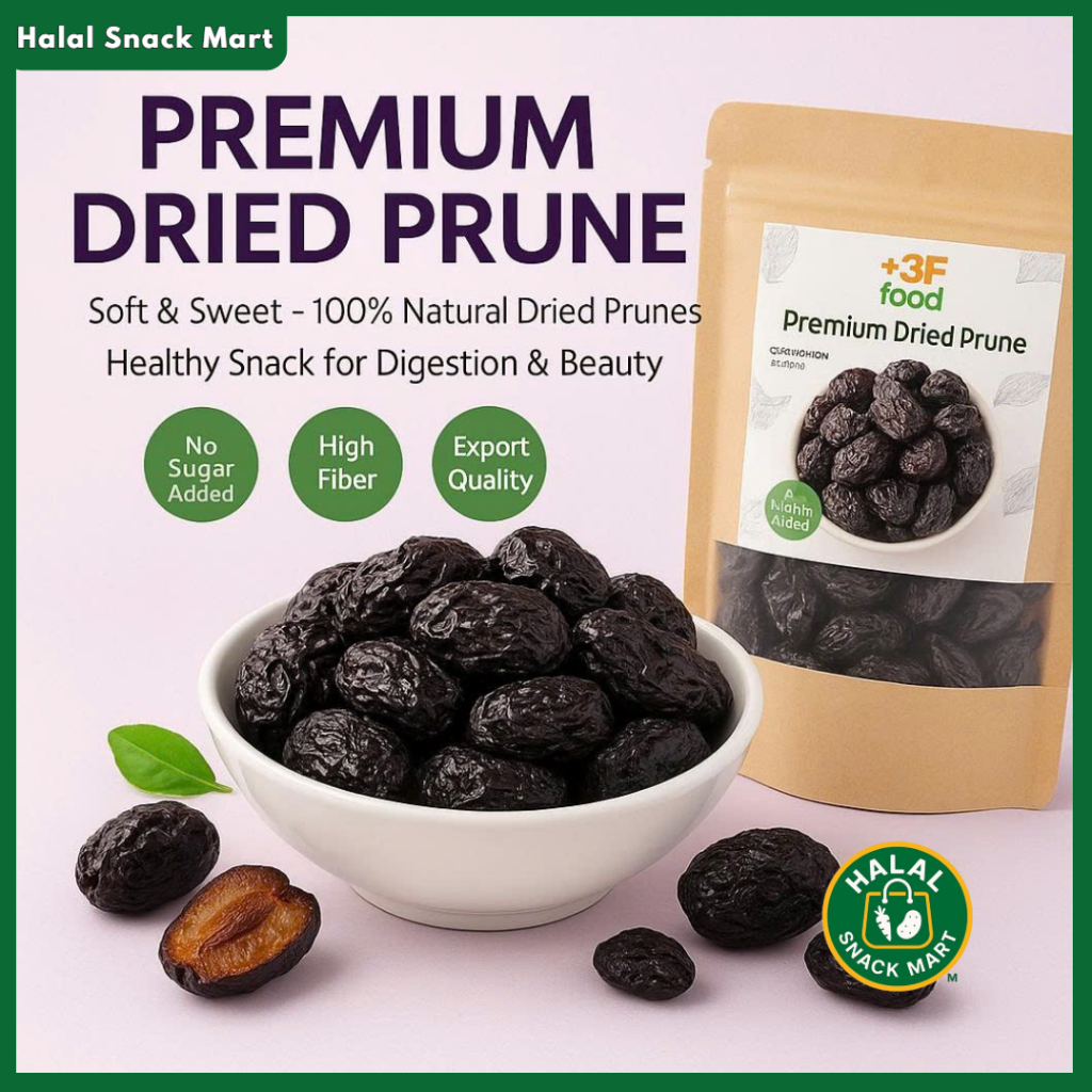 Natural Dried Prunes (No Sugar) | High Fiber Gut Health Snack for ...