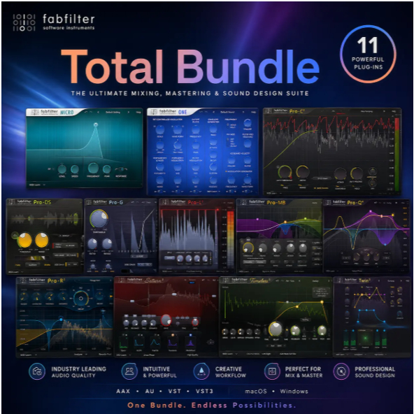 FabFilter - Total Bundle 2026 (Window/macOS) | Shopee Singapore