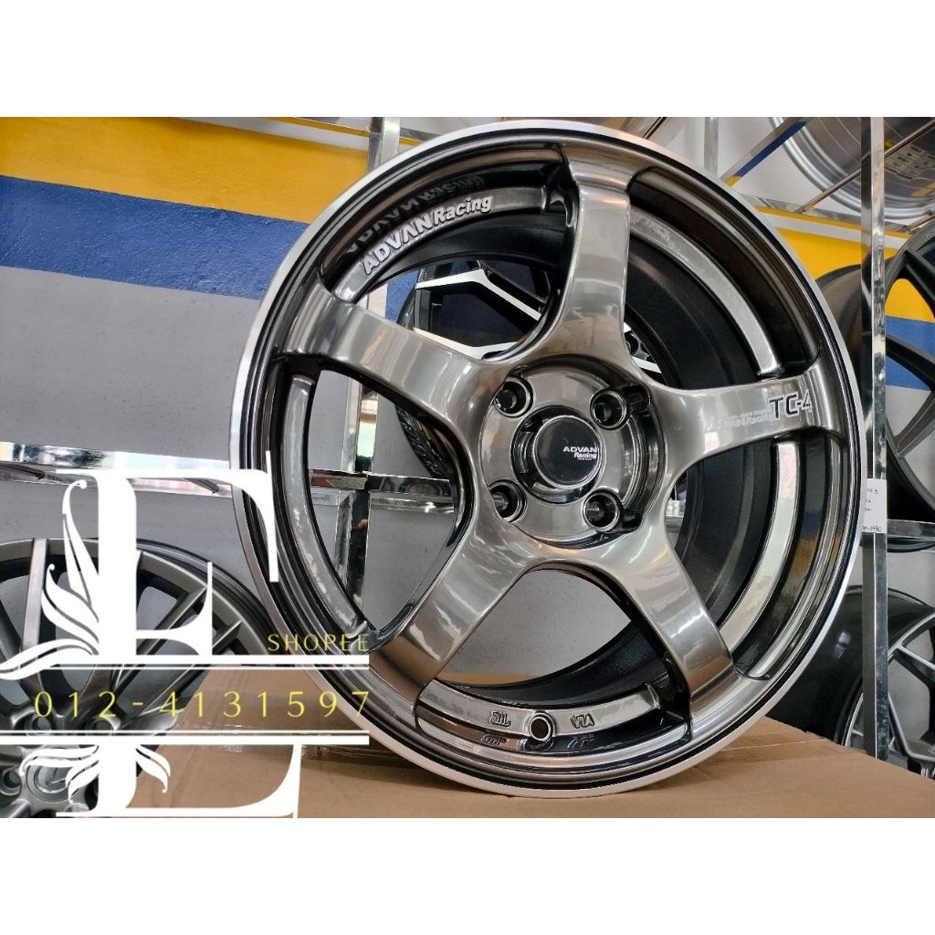 NEW SPORT RIM 15R RM940 4PC GT MYVI AXIA VIOS FLX BLM CITY VIVA (KENA ...