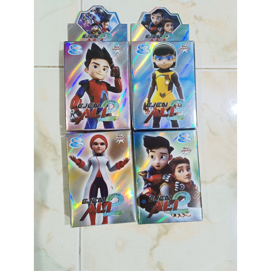 AGENT ALI PLAYING TRADING CARDS , KAD GAMBAR EJEN ALI 23 PCS IN 1 BOX ...