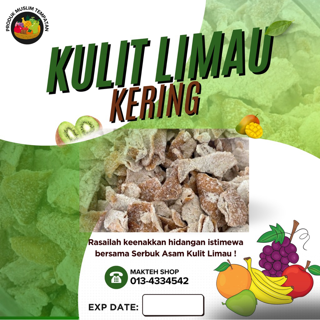 Orange Peel Dried KULIT LIMAU KERING 1kg (Muslim Product) | Shopee ...