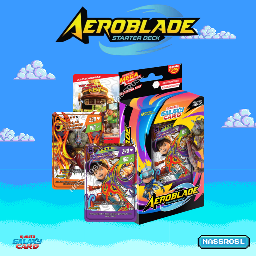 Monsta Galaxy Card : Starter Deck Aeroblade V11 Card | Shopee Singapore