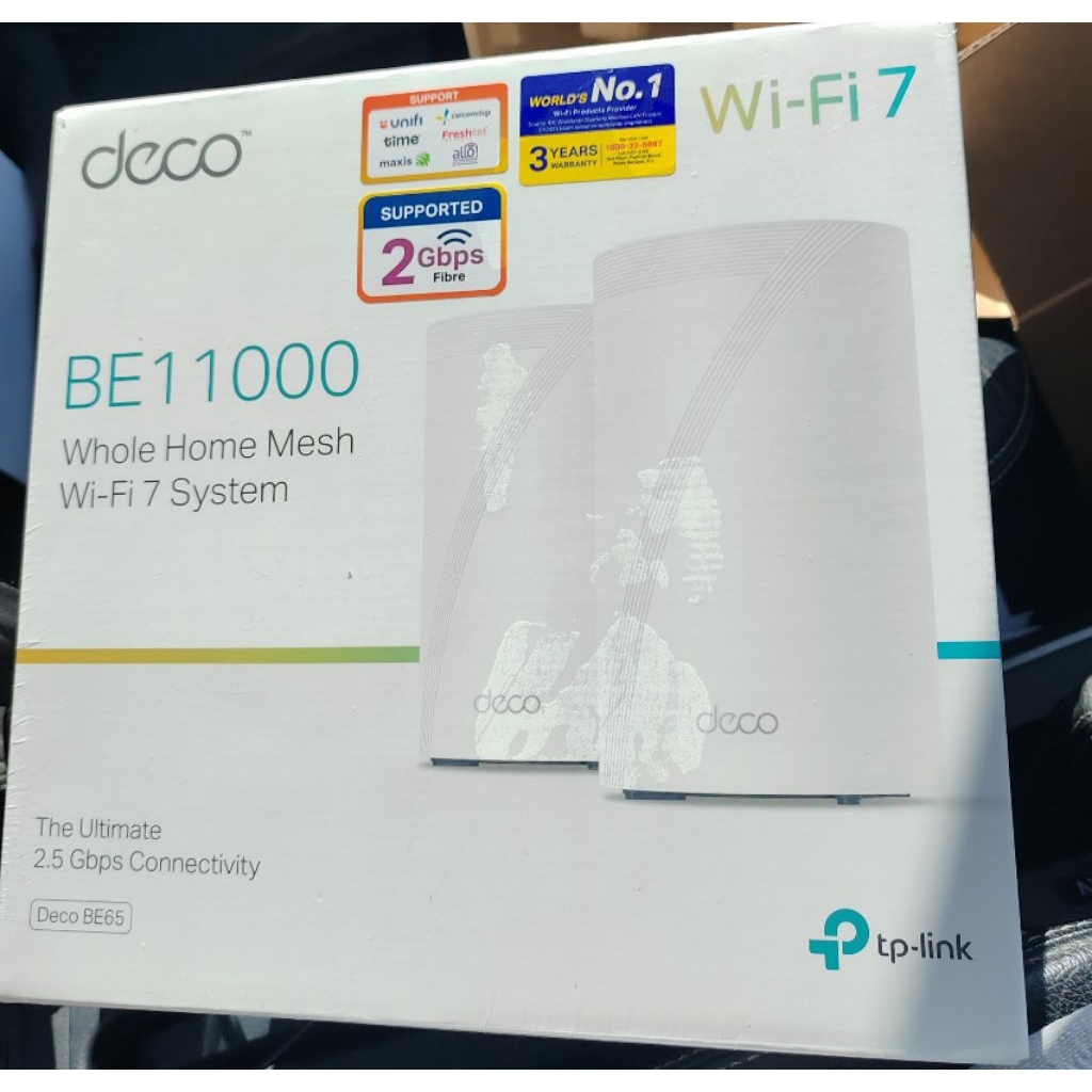 TP-Link Deco BE11000 / BE65 WiFi 7 AI Driven Mesh Wifi Router System ...