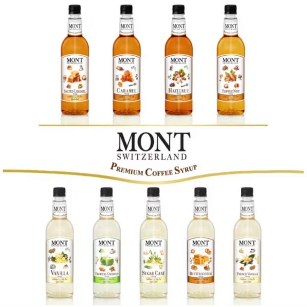 Mont Syrup 750ml (Halal) (Syrup for coffee / Coffee Sweetener / Tea ...