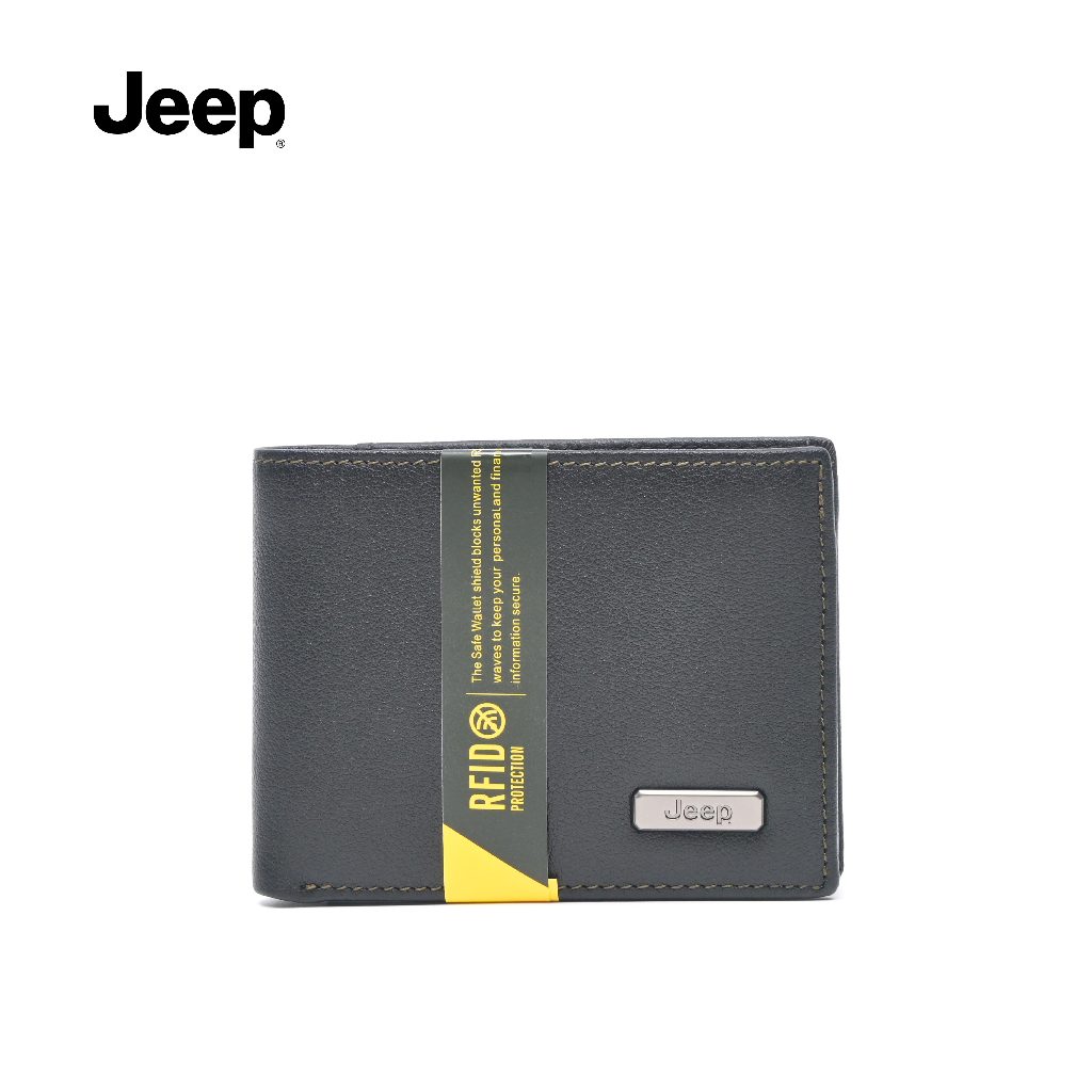 Jeep Men RFID Protected Credit Card Leather Wallet - JEWT0422LN3MK5 ...