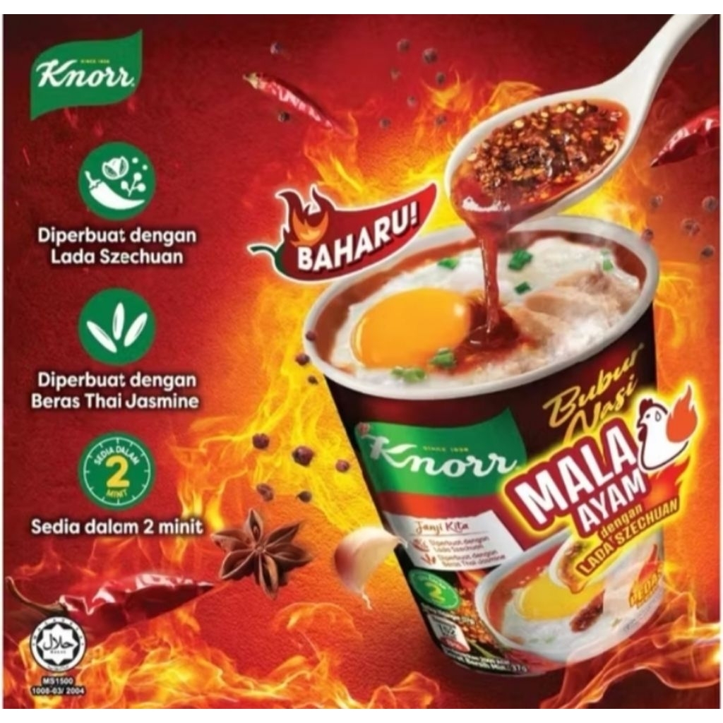 INSTANT PORRIDGE KNORR 37G EXP:06/2026 | Shopee Singapore