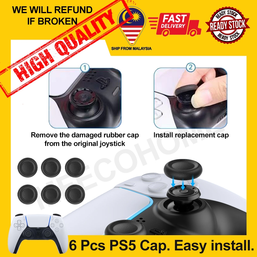 Top Analog Cap for PS5 Easy Install Thumb Stick Replacement DualSense ...