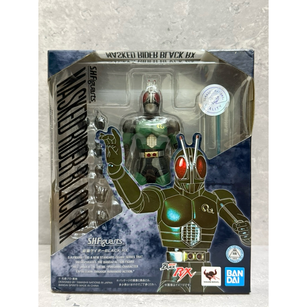 Shf Figuarts SHF Kamen Rider Masked Rider Black Rx Bandai Japan Toy BIB ...