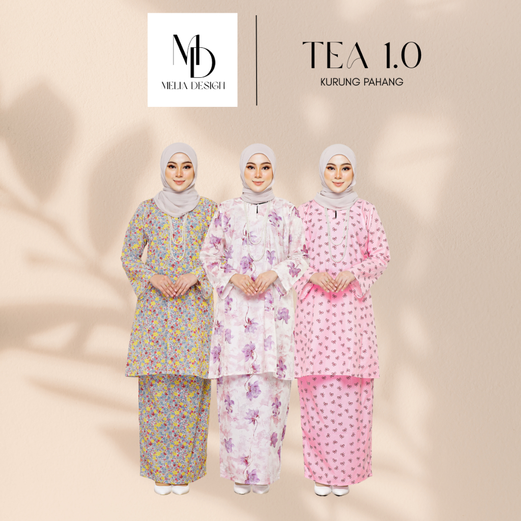 KURUNG PAHANG TEA JAPANESE COTTON BY MELIA DESIGN PREMIUM BAJU RAYA ...