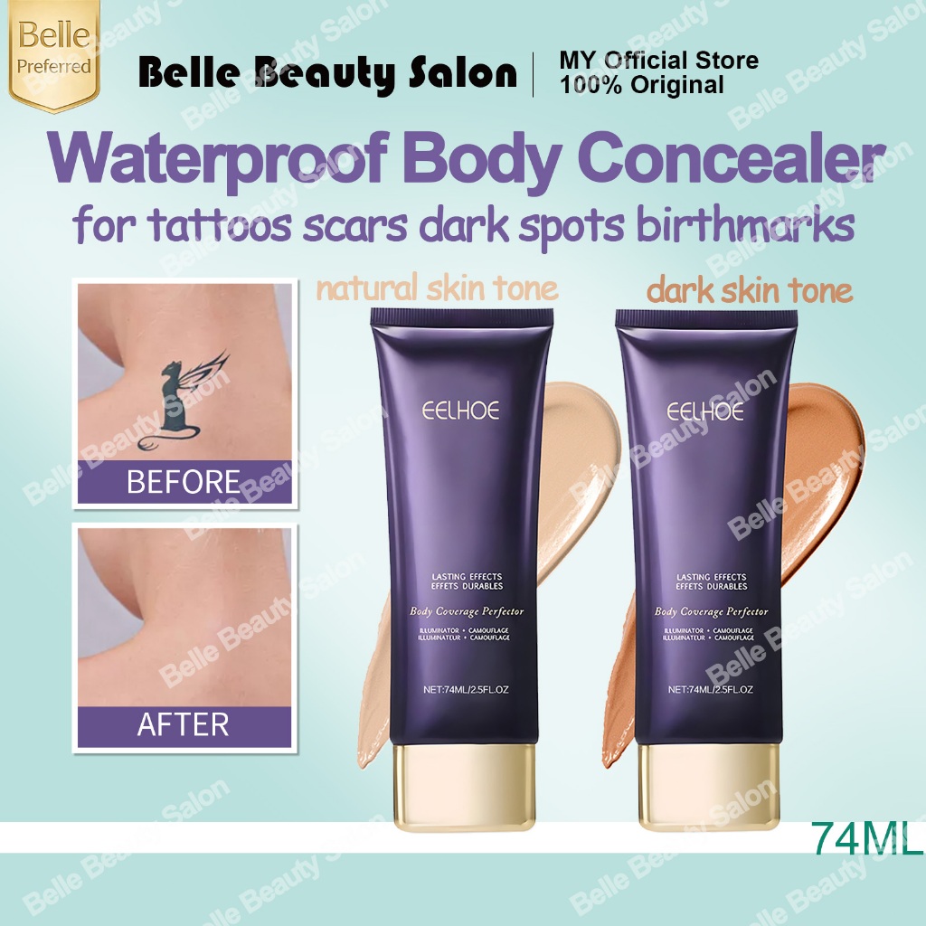 Waterproof Body Concealer For Tattoos Scars Dark Spots Birthmarks Long ...