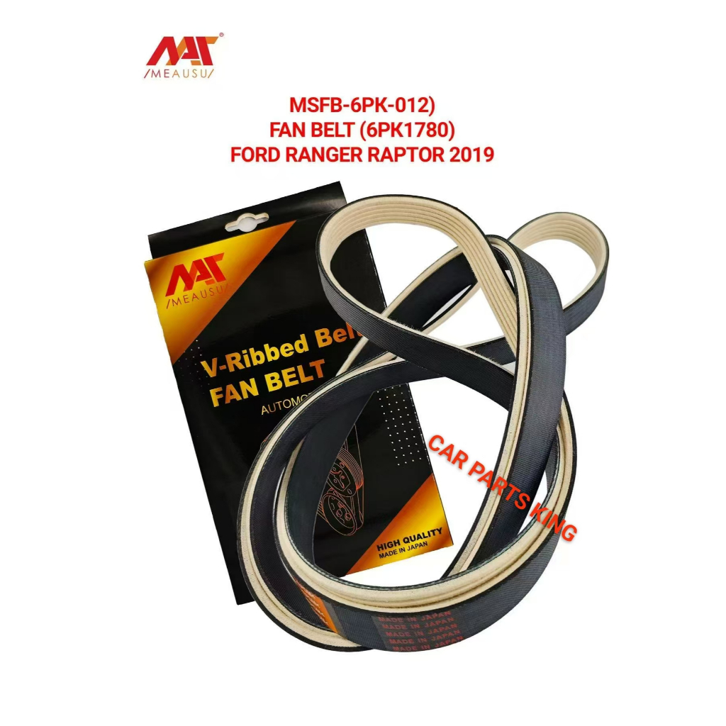 ( MEAUSU JAPAN ) FORD RANGER RAPTOR FAN BELT ( 6PK1780 ) | Shopee Singapore