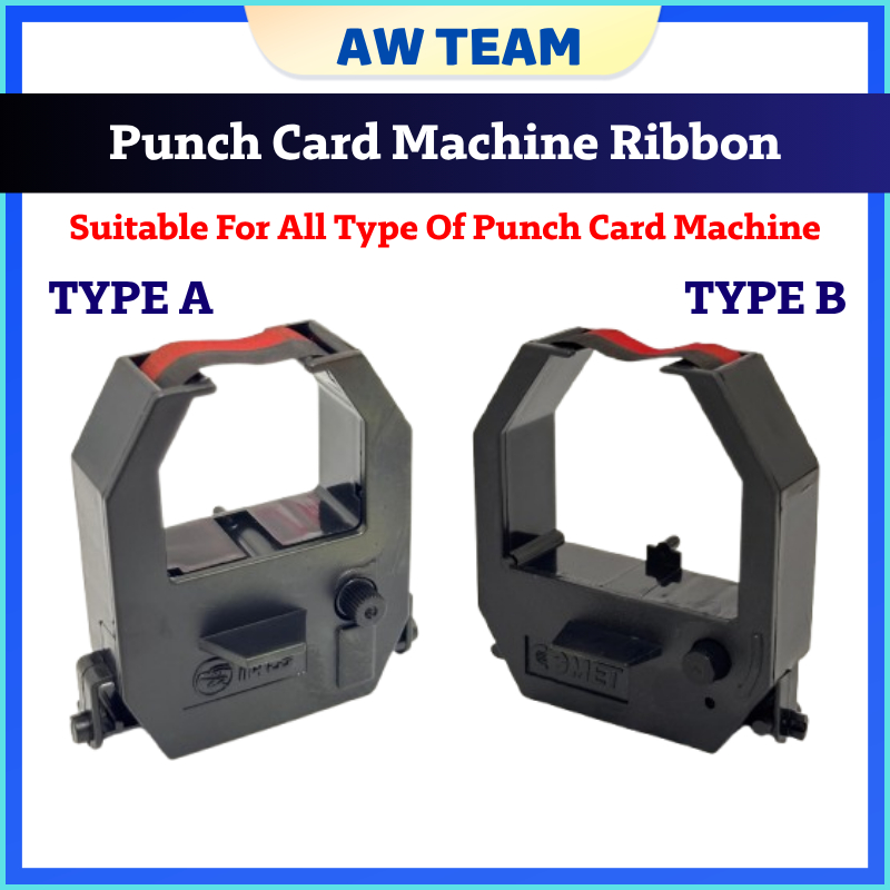 TIME RECORDER INK RIBBON / PUNCH CARD MACHINE INK RIBBON ( PREMIUM ...