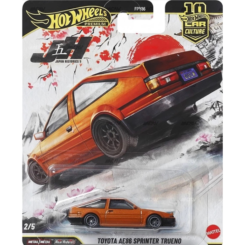 Hot wheels premium japan historics 5 toyota ae86 sprinter toyota celica ...