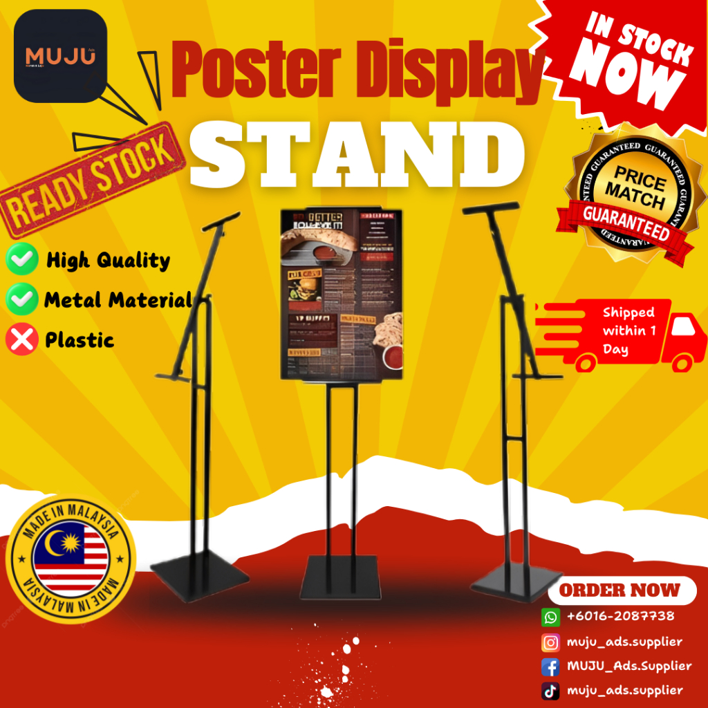 360 Degree Poster Stand, Poster Display Stand ,Slide Stand, Adjustable ...