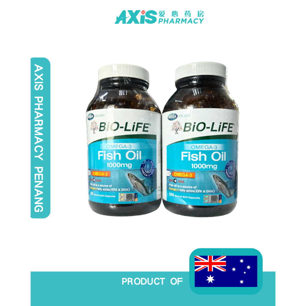 BIOLIFE 3 FISH OIL 1000 MG ( EXP : 07/2027 ) | Shopee Singapore