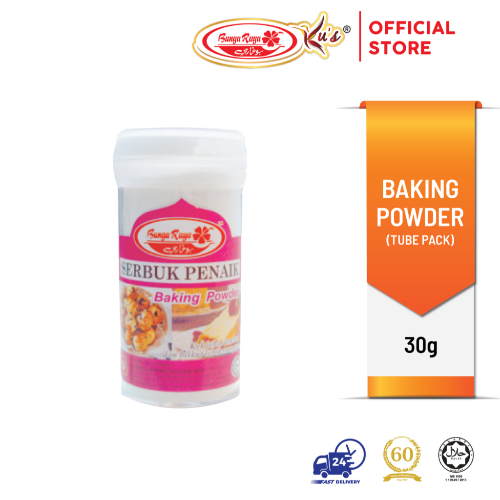 BUNGA RAYA KUS Baking Powder BUNGA RAYA KUS Baking Powder | Shopee ...
