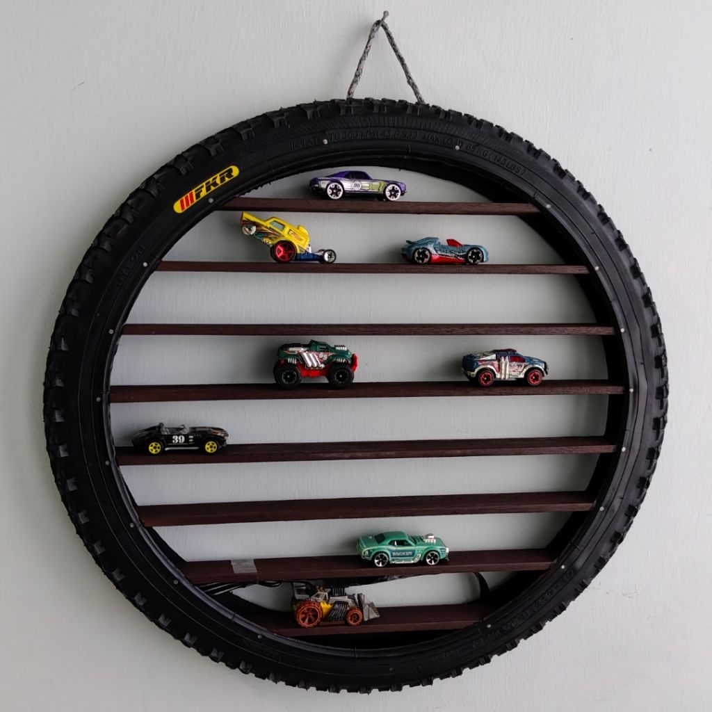 (Brown Edition) Hotwheels and Matchbox 35pcs toy train rack Hotwheels ...