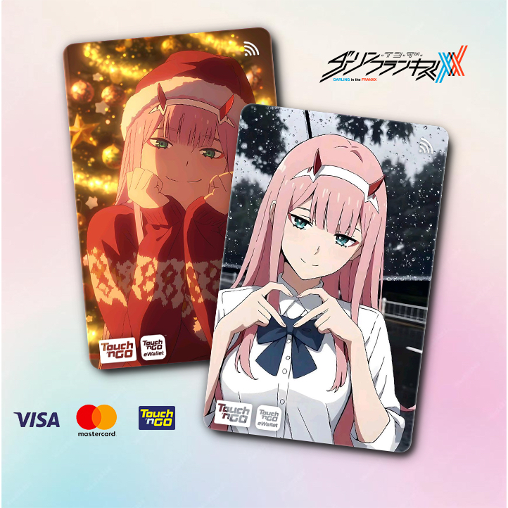 ZERO TWO DARLING IN THE FRANXX TNG - TOUCH N GO STICKER CARD / ATM CARD ...