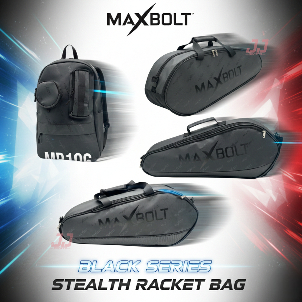 MAXBOLT BLACK SERIES STEALTH RACKET BAG Badminton Bag | Shopee Singapore