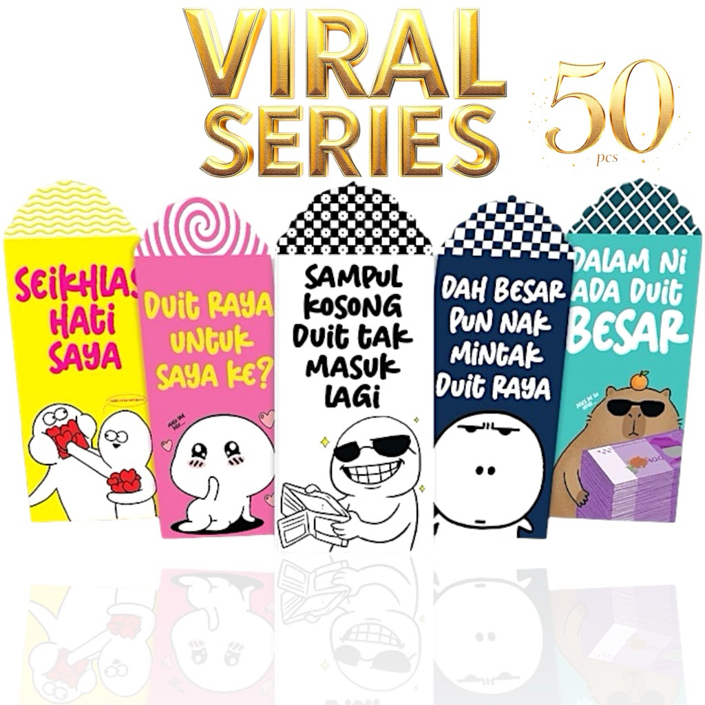 2026 high quality Hari Raya Combo Sampul Duit Raya Combo Set(50pcs ...