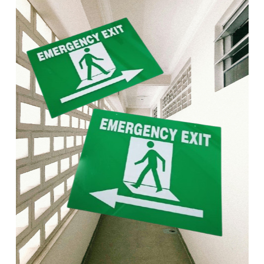 emergency exit sign - Prices and Deals - Jul 2026 | Shopee Singapore