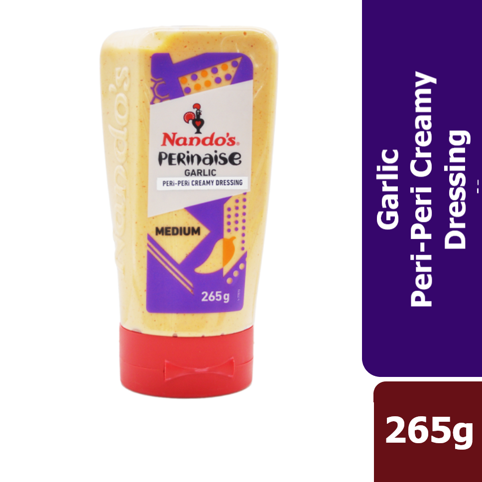 NANDO'S Perinaise Garlic Peri-peri Creamy Dressing Medium 265g | Shopee ...