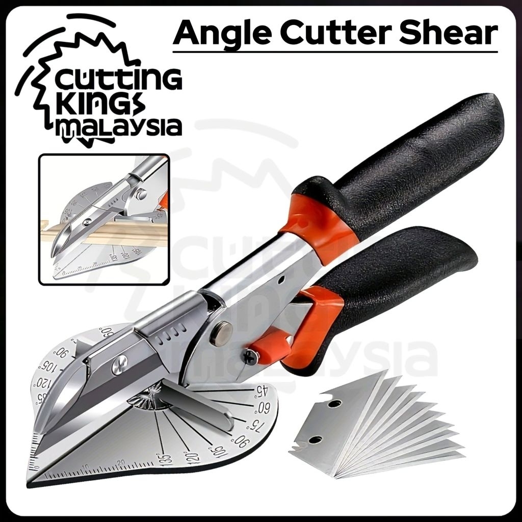 CKMsia Angle Shear 45-135 Degree Miter Cutter PVC PE Plastic White ...
