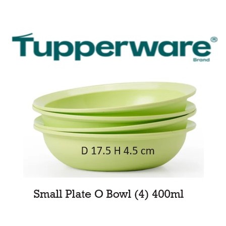 Tupperware Plate O Bowl 400ml (4pcs) | Shopee Singapore
