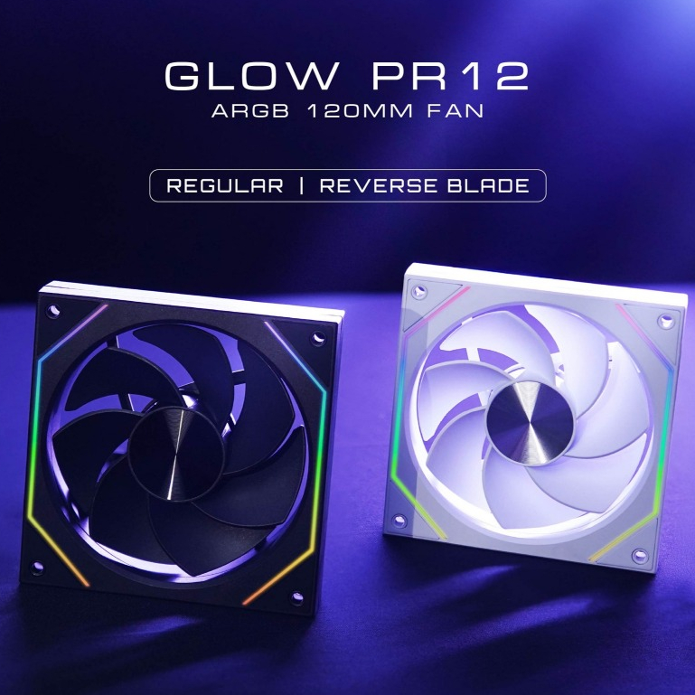 TECWARE Glow PR12 - 120mm ARGB PWM Fan (Bulk) | Shopee Singapore