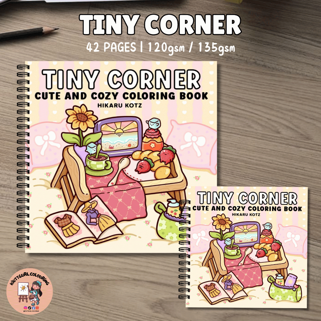TINY CORNER Colouring Book 42pages | Shopee Singapore